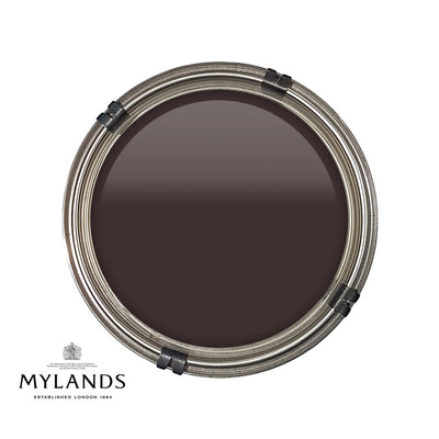 Luxury pot of Mylands Plum Tree paint