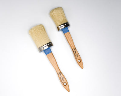 Image showing luxury Annie Sloan vegan paint brushes