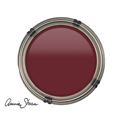 Luxury pot of Annie Sloan Burgundy paint