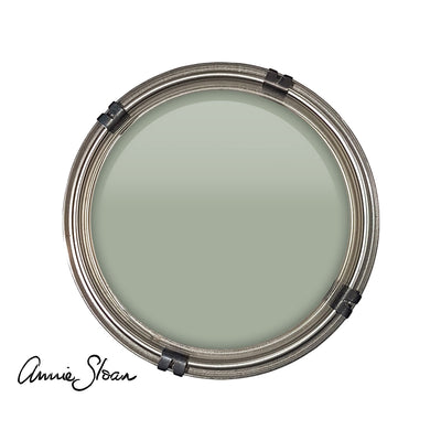 Luxury pot of Annie Sloan Coolabah Green paint