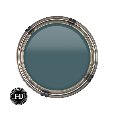 Luxury pot of Farrow & Ball Cappice Blue paint