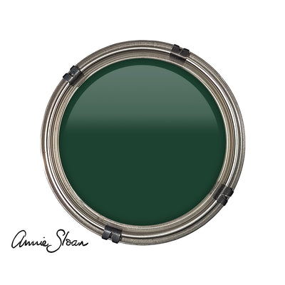 dark green  chalk paint from annie sloan