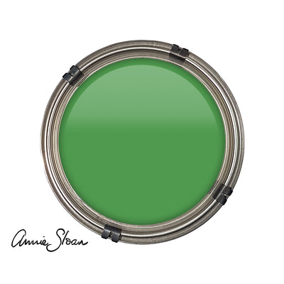 Luxury pot of Annie Sloan Antibes Green paint