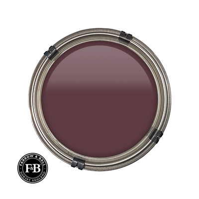 Luxury pot of Farrow & Ball Brinjal paint