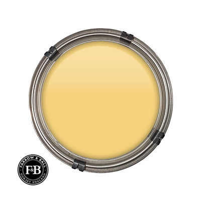 Luxury pot of Farrow & Ball Citron paint