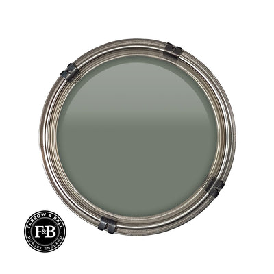 Luxury pot of Farrow & Ball Green Smoke paint