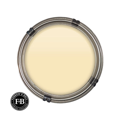 Luxury pot of Farrow & Ball Orange Coloured White paint