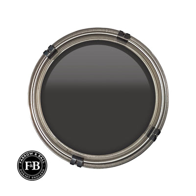 Luxury pot of Farrow & Ball Pitch Black paint