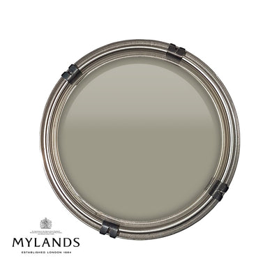 Luxury pot of Mylands Empire Grey paint
