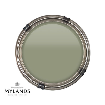 Luxury pot of Mylands Greenstone paint