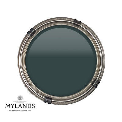 Luxury pot of Mylands Market Green paint
