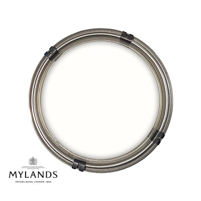 Luxury pot of Mylands Pure White paint