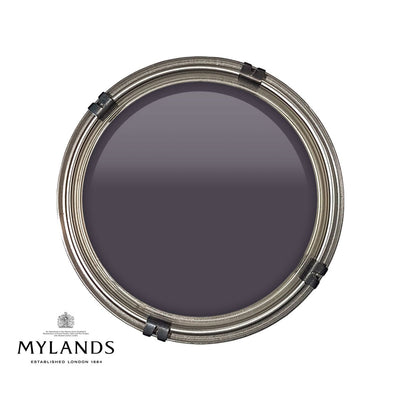 Luxury pot of Mylands Empire Violet paint