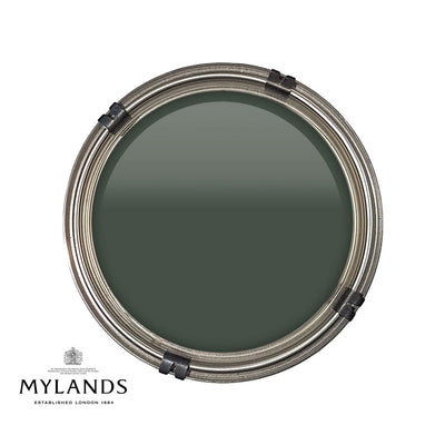 Luxury pot of Mylands Pleasure Gardens Green paint