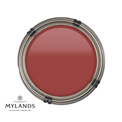 Luxury pot of Mylands Red Post Hill paint