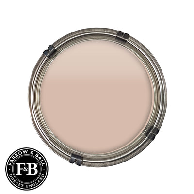 Luxury pot of Farrow & Ball Potted Shrimp paint