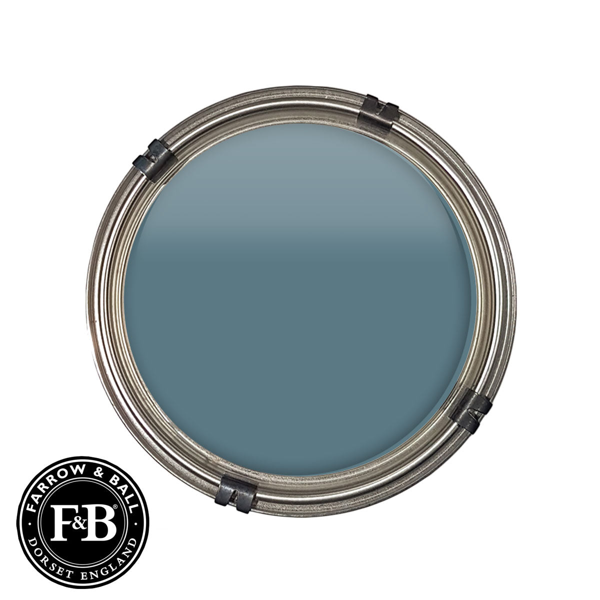 Sloe Blue Farrow & Ball Paint Curated by Liberty Luxury Paints