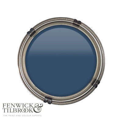 Luxury pot of Fenwick & Tilbrook Blue Velvet paint