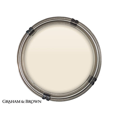 Luxury pot of Graham & Brown Cambridge Cream paint