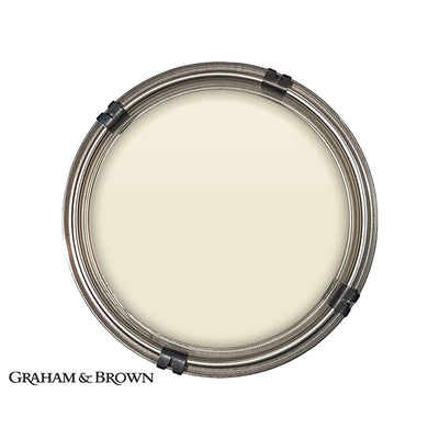 Luxury pot of Graham & Brown Cream paint