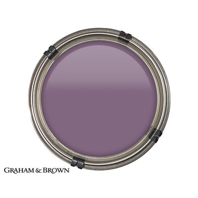 Luxury pot of Graham & Brown Rossini Plum paint
