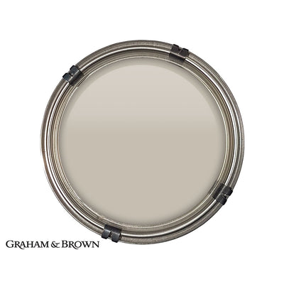 Luxury pot of Graham & Brown Taupe Resistance paint