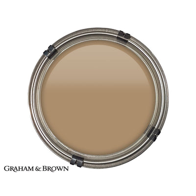 Luxury pot of Graham & Brown Toasted Teacake paint