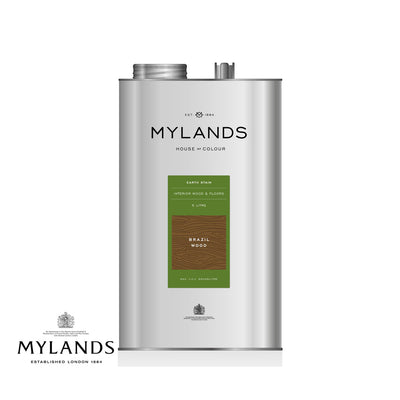 Image showing luxury Mylands Stain Brazil Wood