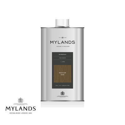 Image showing luxury Mylands Nitrostain Medium Oak