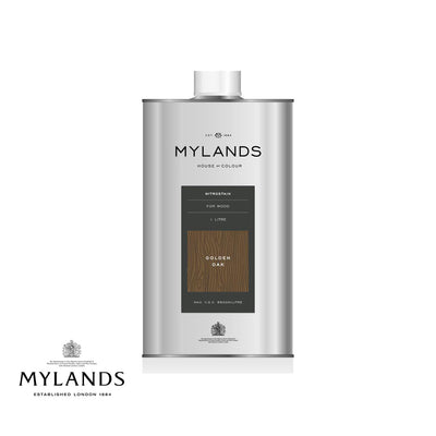 Image showing luxury Mylands Nitrostain Golden Oak