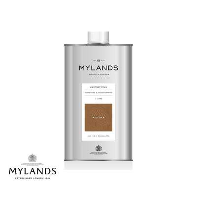 Image showing luxury Mylands Stain Mid Oak