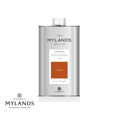 Image showing luxury Mylands Stain orange