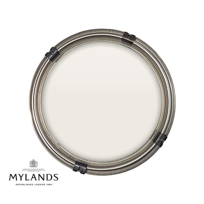 Luxury pot of Mylands White Heart paint